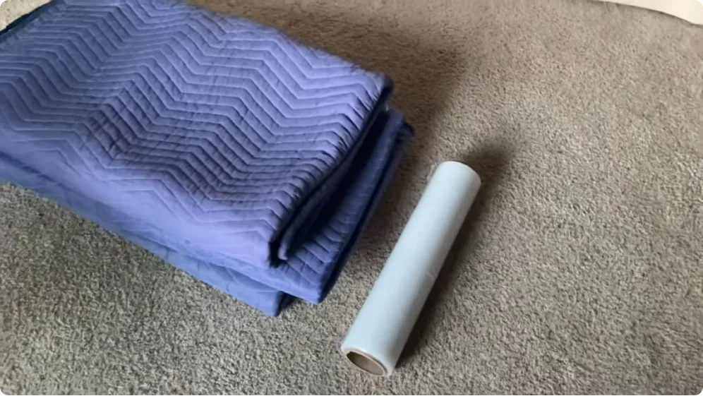 Protected household items ready for transport